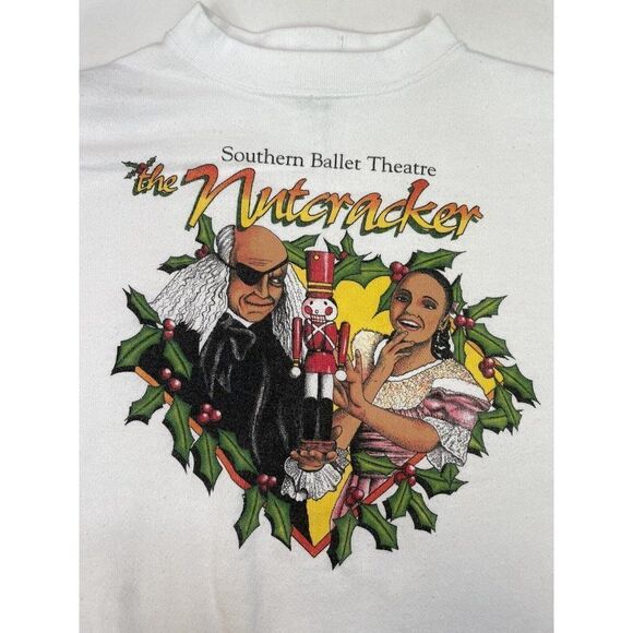 VINTAGE Southern Ballet Theatre The Nutcracker Sweatshirt Men XL 90s - Picture 2 of 6
